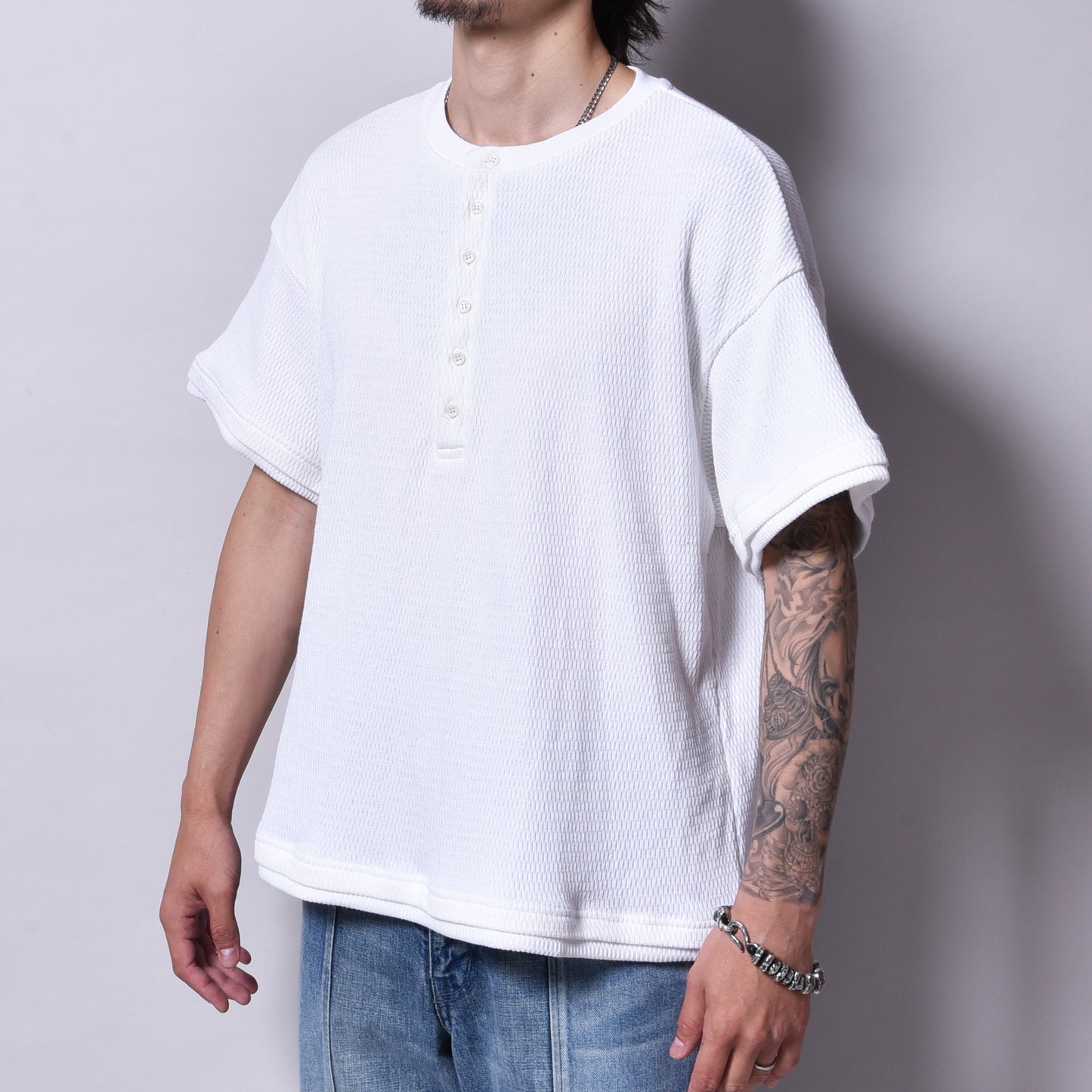 rin / Honeycomb Henry S/S Tee WH