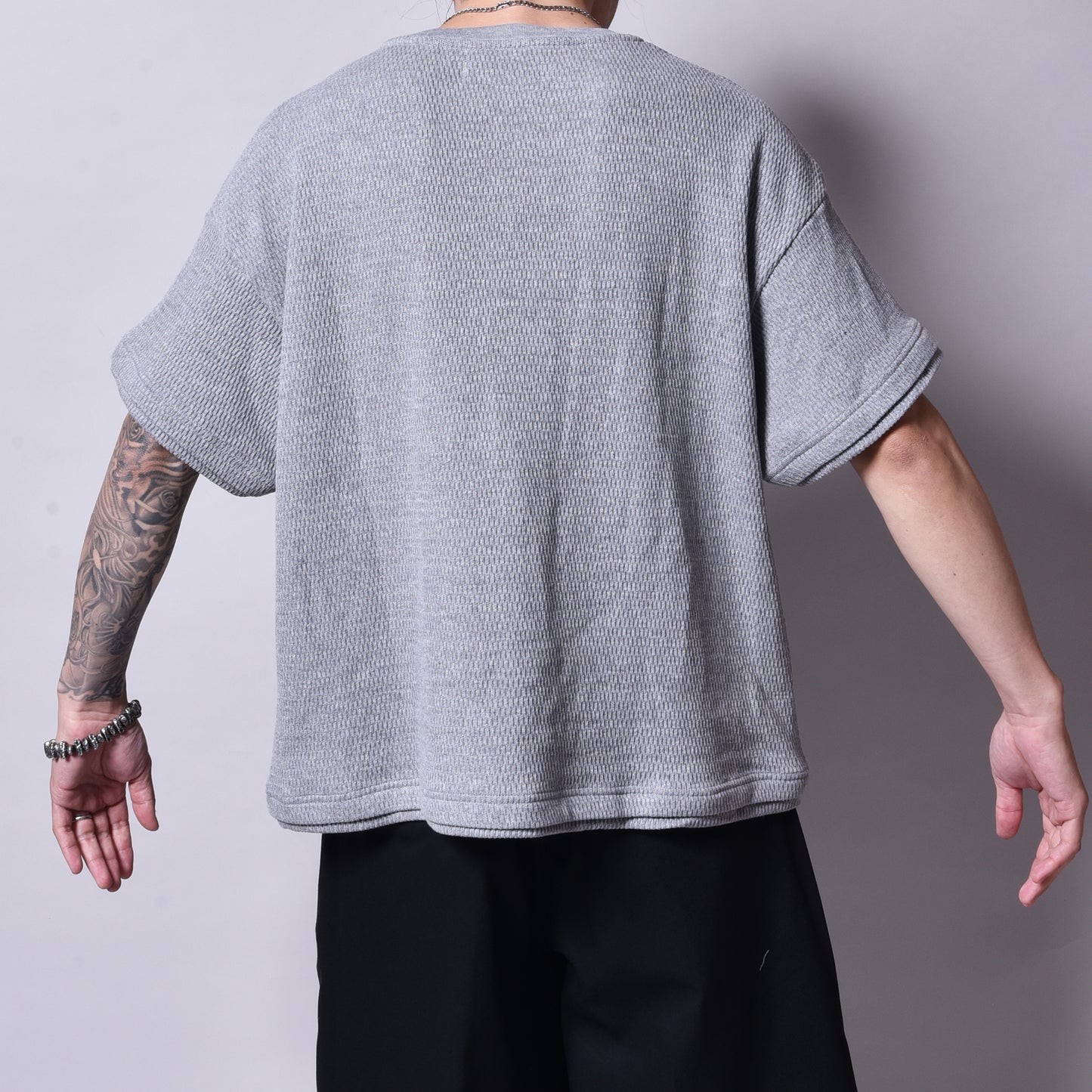 rin / Honeycomb Henry S/S Tee GREY