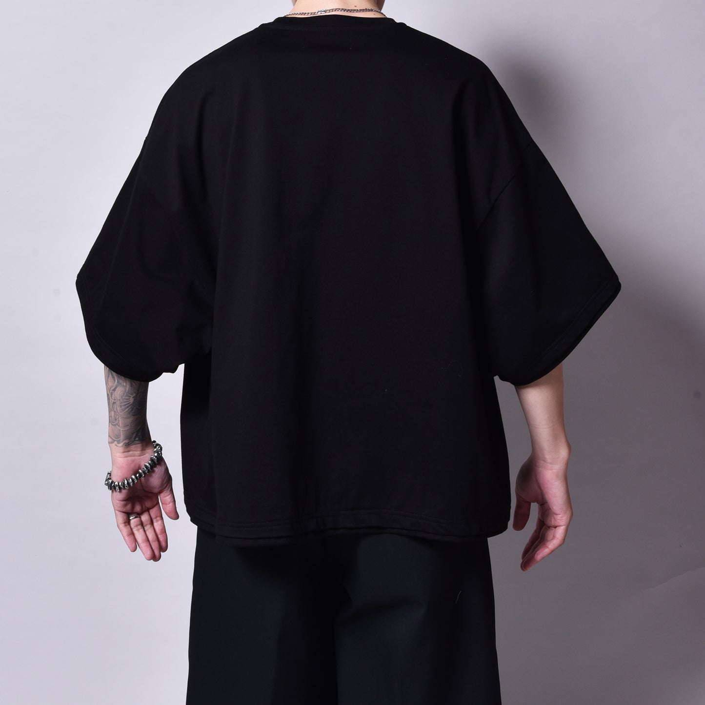 rin / Heavy Dolman S/S Tee BK