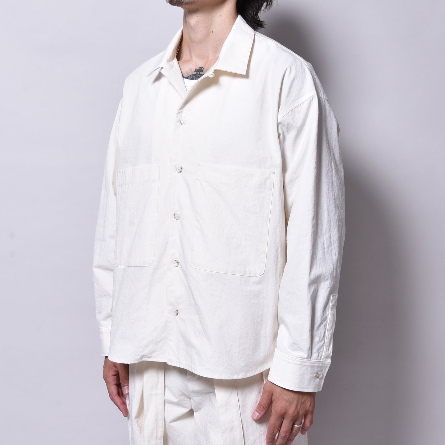 rin / Washer OP L/S Shirt WH