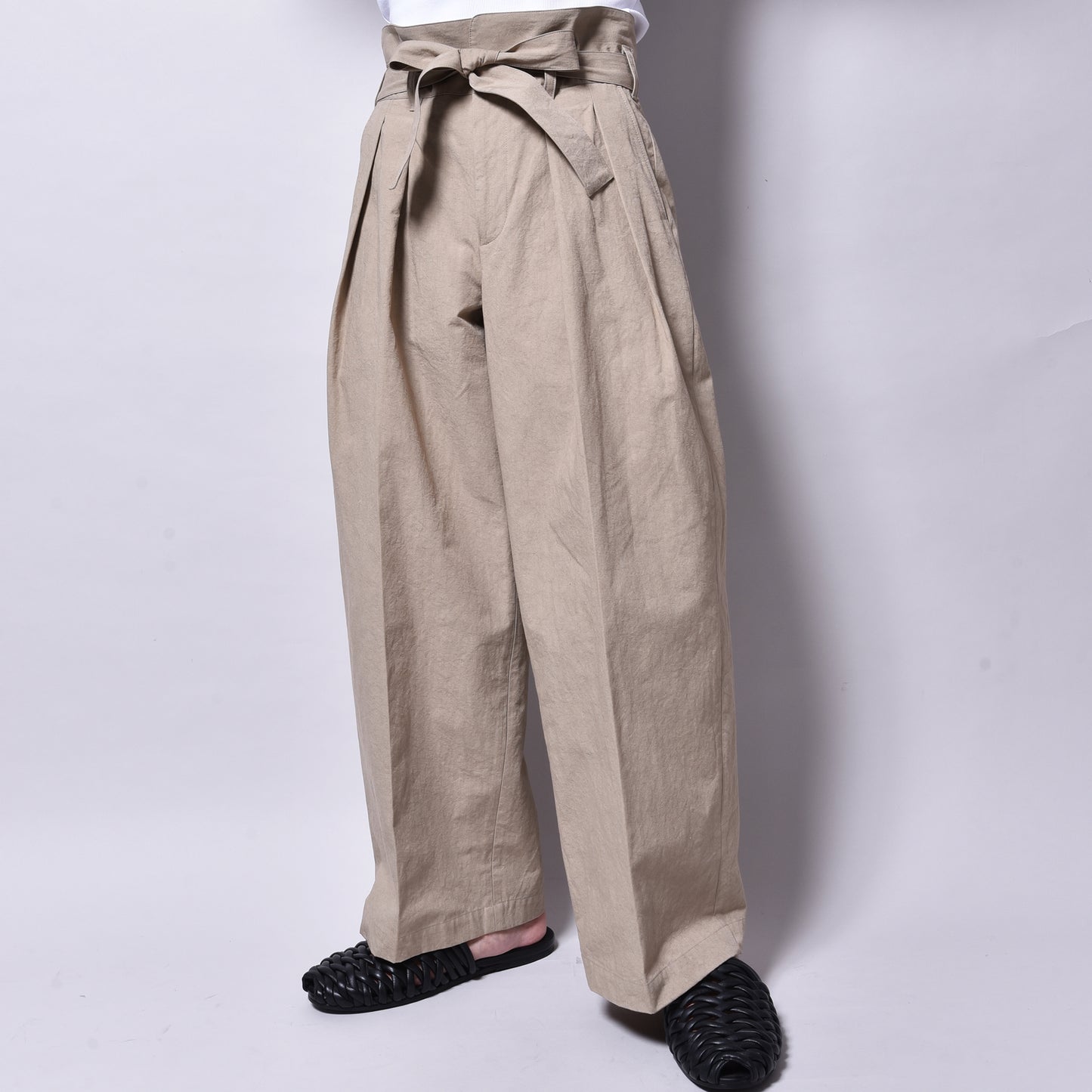 rin / Washer Wrap Slacks Pants BEI