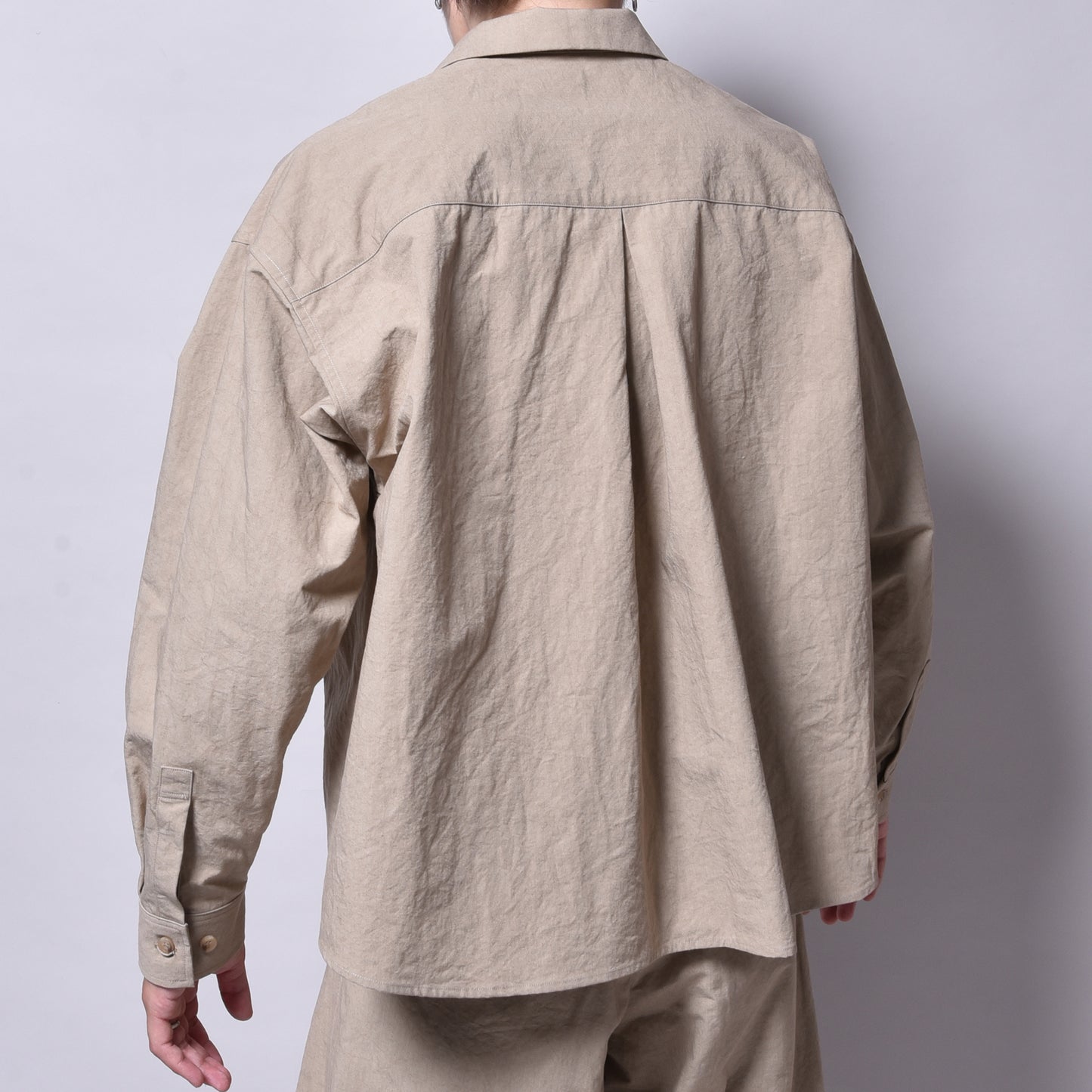 rin / Washer OP L/S Shirt BEI