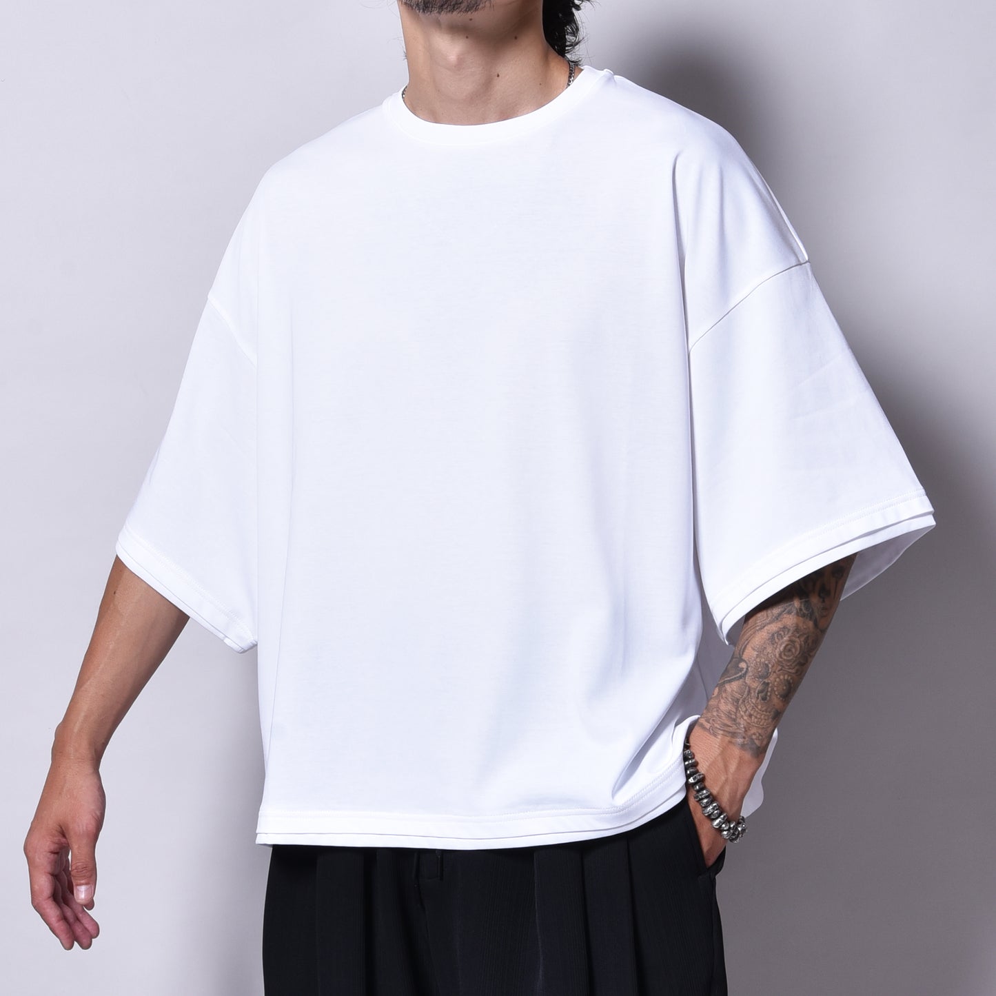 rin / Dolman Short S/S Tee WH