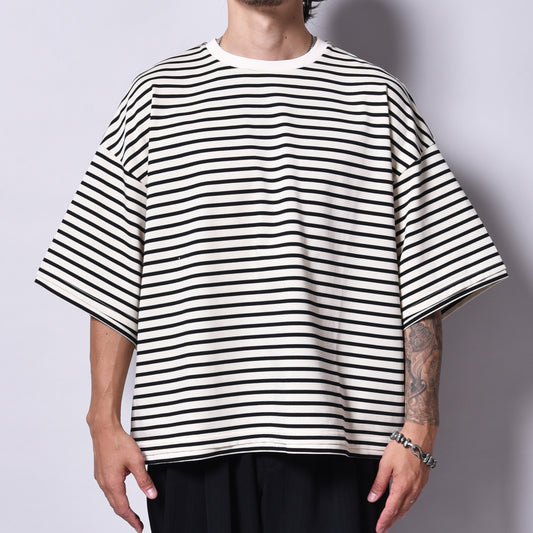 rin / Dolman Short S/S Tee CRM BK