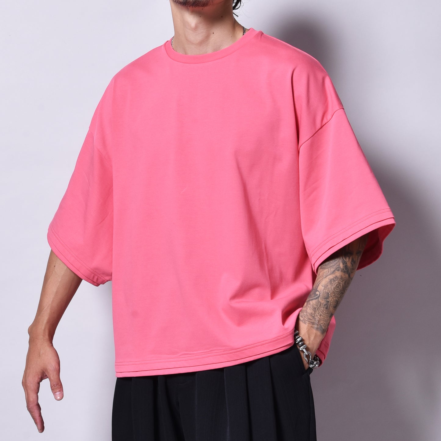 rin / Dolman Short S/S Tee PINK