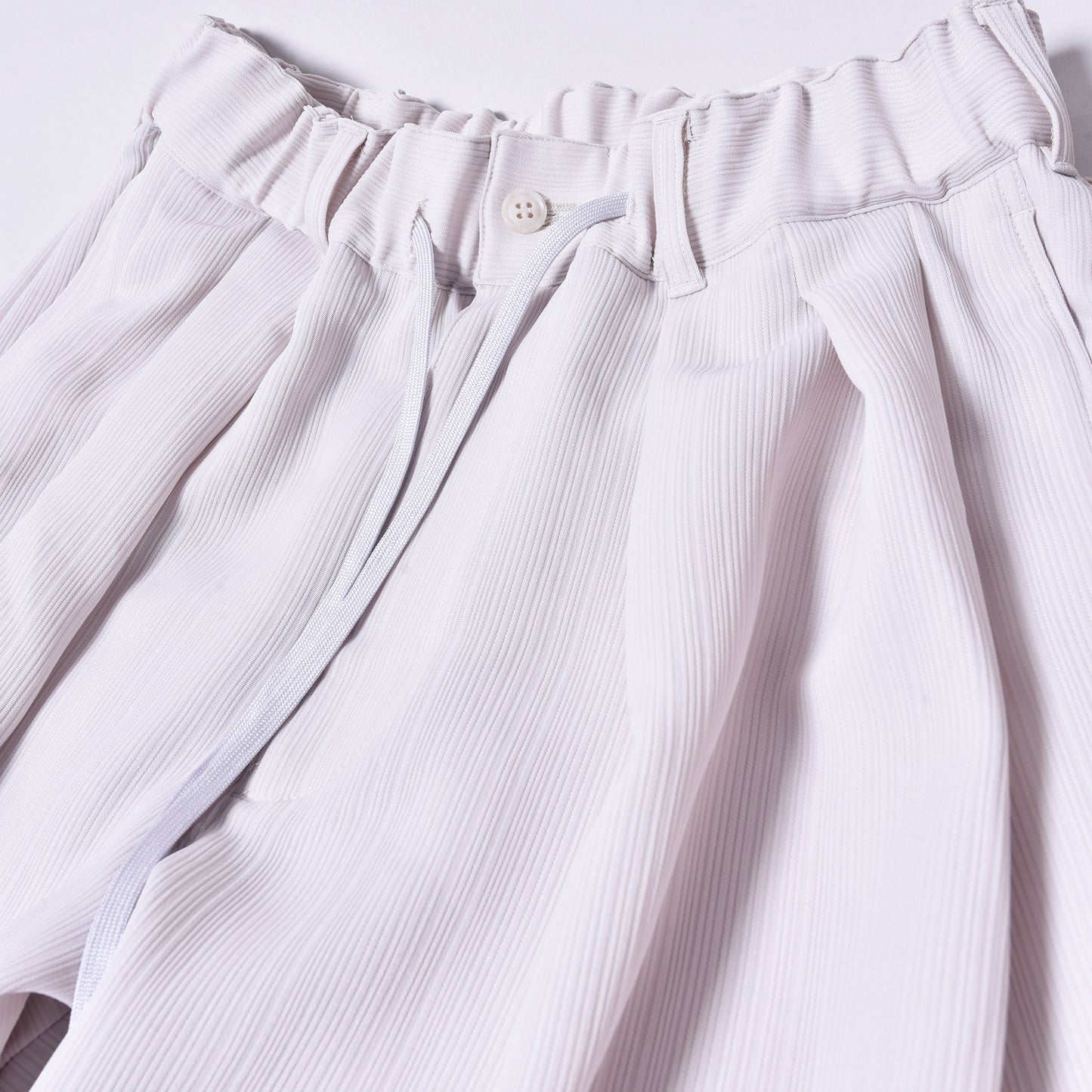 rin / 3Tuck Drape Slacks Pants WH GREY
