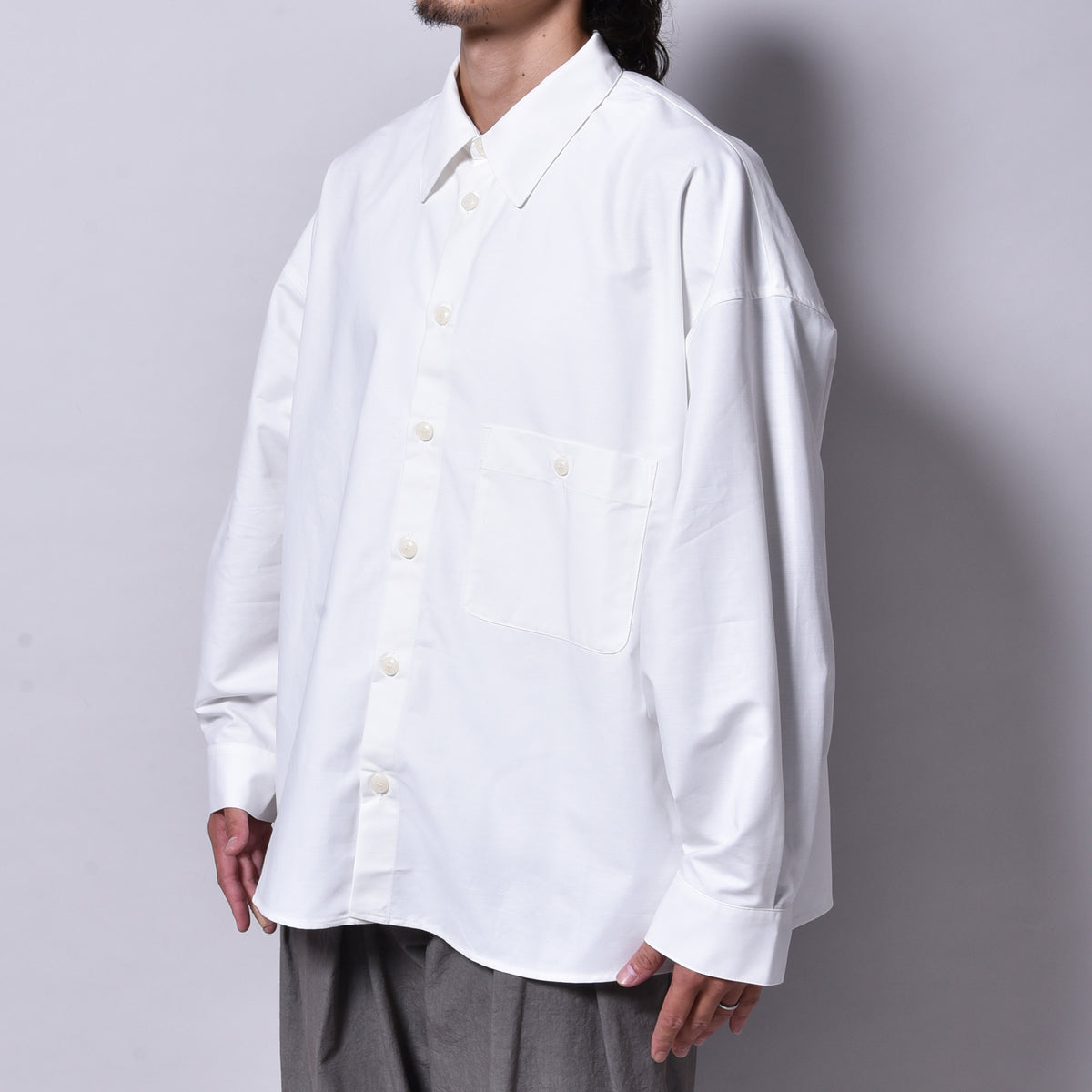 rin / OG Big L/S Shirt WH