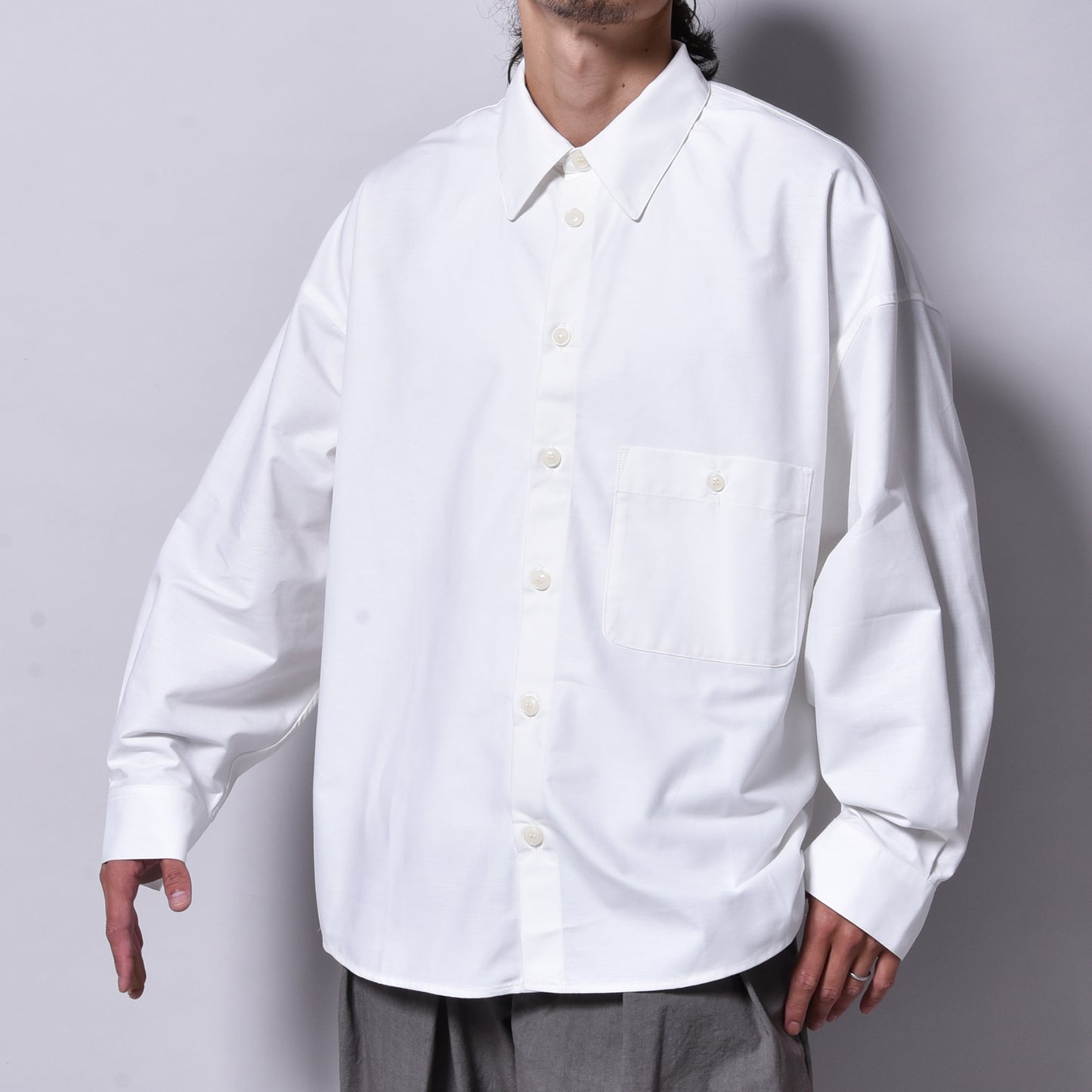 rin / OG Big L/S Shirt WH