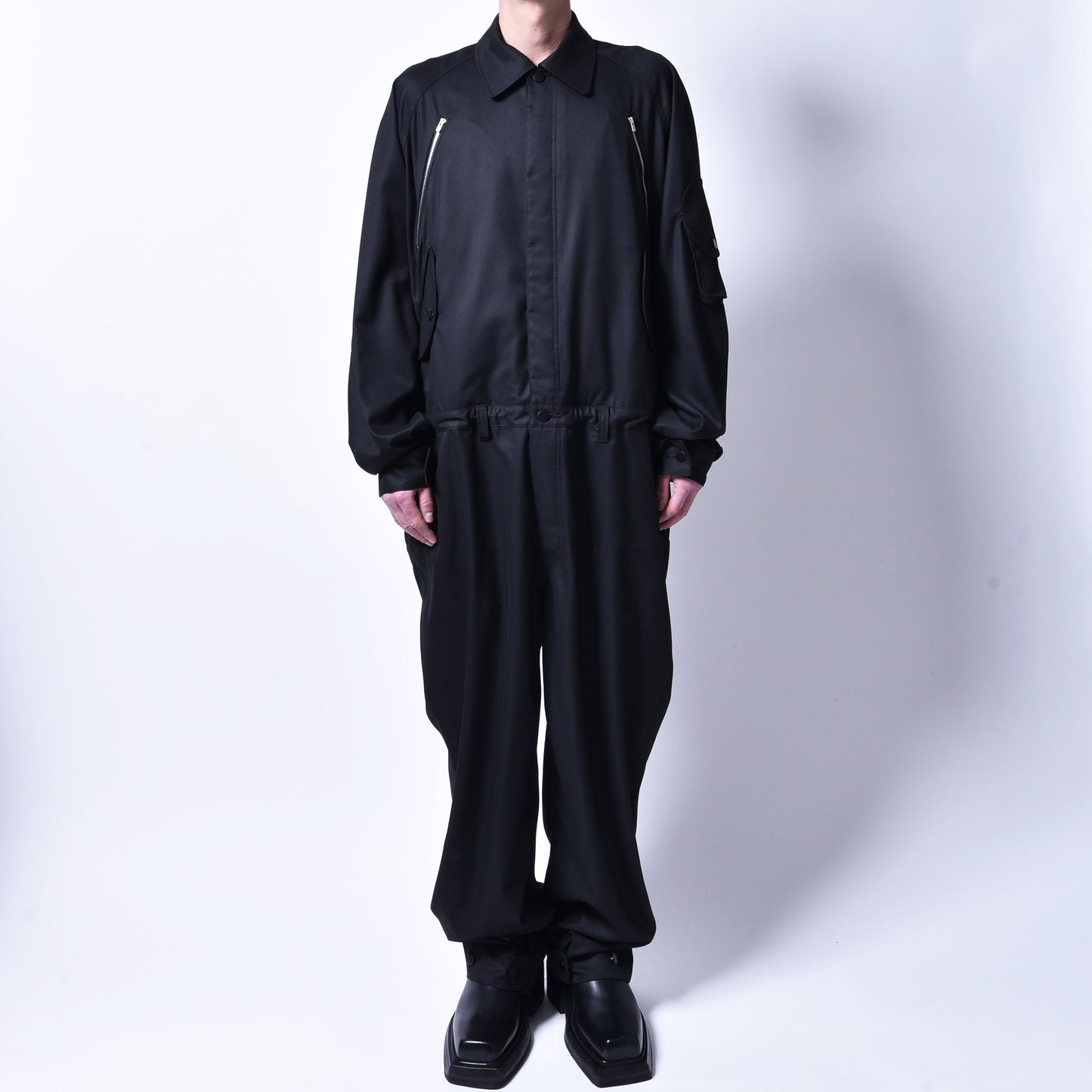 rin / Old Join Jumpsuit BK
