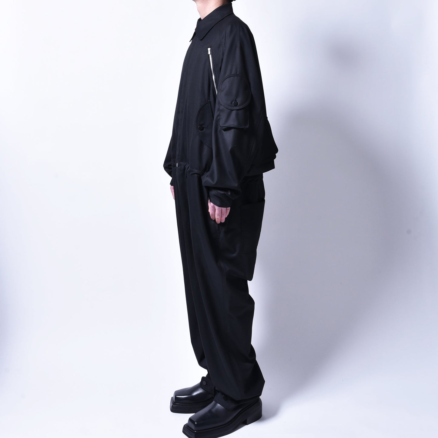rin / Old Join Jumpsuit BK