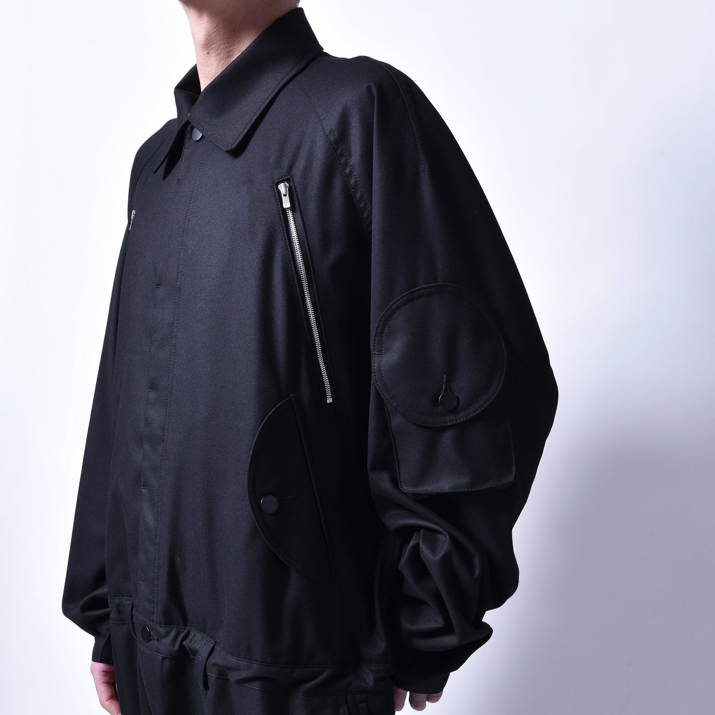 rin / Old Join Jumpsuit BK